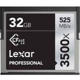Lexar Media USB Type-C Hukommelseskort & USB Stik Lexar Media CFast 2.0 525MB/s 128GB (3500x)