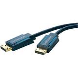 Blå - DisplayPort-kabler ClickTronic Casual DisplayPort - DisplayPort 2m