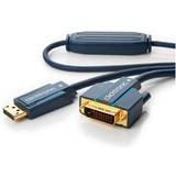 Blå - DisplayPort-kabler ClickTronic Casual DVI-D Dual Link - DisplayPort 2m