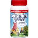A-vitaminer Vitaminer & Mineraler Active Care Vitamin Bears Raspberry Blueberry and Lemon 60 stk