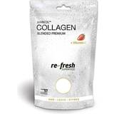 L-glutamin Kosttilskud Refresh Collagen Blended +Vitamin C 175g