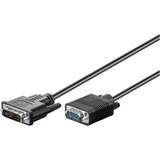 MicroConnect Kabler MicroConnect DVI-I Single Link - VGA 1m