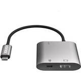 Kanex Kabler Kanex USB C-USB A/HDMI/USB C M-F Adapter