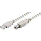 Grå - Han - Han - USB A-USB A - USB-kabel Kabler Goobay USB A - USB A 2.0 3m