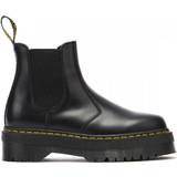 Dame Chelsea boots på tilbud Dr. Martens 2976 Quad - Black Polished Smooth