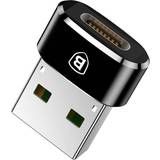 3,1 - USB C Kabler Baseus USB A 2.0 -USB C 3.1 M-F Adapter