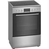 2 kogeplader - Elektriske ovne Komfurer Bosch HKR39A250W Rustfrit stål