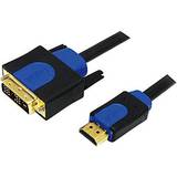 LogiLink HDMI-kabler LogiLink Gold HDMI - DVI-D Single Link 5m