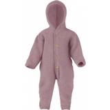 Pink Børnetøj ENGEL Natur Wool Fleece Full Suit - Rosewood Melange