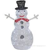 Hvid Julebelysning Jem & Fix Snowman Julelampe 90cm