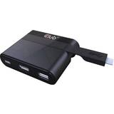 2.0 - HDMI-kabler Club 3D USB C-HDMI/USB A/USB C M-F 0m