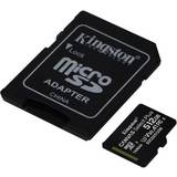 Kingston Class 10 Hukommelseskort & USB Stik Kingston Canvas Select Plus microSDXC Class 10 UHS-I U3 V30 A1 100/85MB/s 512GB +Adapter