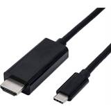 Roline HDMI-kabler Roline USB C-HDMI 1m