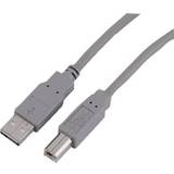 Sharkoon USB-kabel Kabler Sharkoon USB A - USB B 2.0 2m