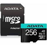 256 GB - microSDXC Hukommelseskort & USB Stik Adata Premier Pro microSDXC Class 10 UHS-I U3 V30 A2 100/80MB/s 256GB