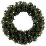Star Trading Plast Brugskunst Star Trading Wreath Ottawa Green Julepynt 50cm