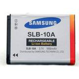 Samsung Batterier - Grå - Kamerabatterier Batterier & Opladere Samsung SLB-10A