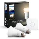 Philips hue e27 2 pack Philips Hue White LED Lamps 9W E27 2-pack Starter kit