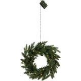 Batteridrevede - IP44 Julebelysning Star Trading Wreath Byske Green Julelampe 45cm