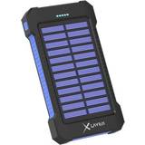 Blå - Lampe Batterier & Opladere Xlayer Plus Solar Powerbank 8000mAh
