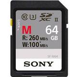 Sony 64 GB Hukommelseskort Sony SF-M SDXC Class 10 UHS-II U3 260/100MB/s 64GB