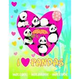 I love pandas: målarbok (Hæftet)