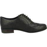11,5 - 37 ½ - Dame Lave sko Clarks Hamble Oak - Black Leather