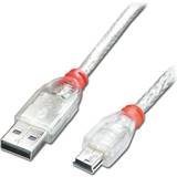 Lindy USB-kabel Kabler Lindy USB A - USB Mini-B 2.0 0.2m