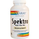 Solaray Spektro Uden Jern og Vitamin K 300 stk