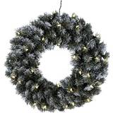 Grøn - IP44 Julebelysning Star Trading Wreath Edmonton Julelampe 50cm