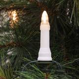 Hvid Juletræslys Konstsmide Dubelledad LED Ute 16 White/Green Juletræslys 16 Pærer