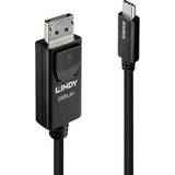 DisplayPort-kabler - Skærmet - USB C-DisplayPort Lindy USB C-DisplayPort 3m