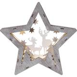 Batteridrevede - Brun Julelamper Star Trading Fauna Julelampe 24cm