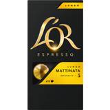 Fødevarer L'OR Espresso Lungo Mattinata 52g 10stk
