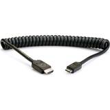 HDMI-kabler - Spiral Atomos Coiled HDMI-HDMI 2.0 0.4m