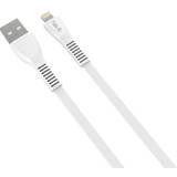 Flad - USB-kabel Kabler Havit Flat USB A-Lightning 1m