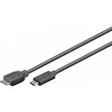 USB-kabel Kabler Goobay SuperSpeed USB C - USB Micro-B 3.0 0.6m