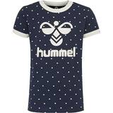 Prikkede Overdele Hummel Tilda T-shirt S/S - Black Iris (205529-1009)