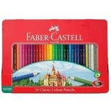 Faber-Castell Hobbyartikler Faber-Castell Colour Pencils Hexagonal Tin of 36