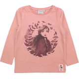 Disney - Piger Børnetøj Wheat Anna Leaves Disney T-Shirt - Soft Rouge