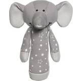 Teddykompaniet Dyr Babylegetøj Teddykompaniet Diinglisar Organic Stars Rattle Elephant 15cm