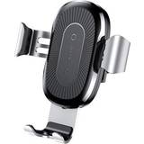 Mobilholdere Baseus Air Duct Gravity Car Holder with Qi Wireless Charger