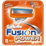 Transparent Barbertilbehør Gillette Fusion Power 8-pack