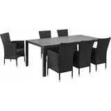 Dining table and chairs Outrium Toscana Table incl. 6 Chairs Dining Group Havemøbelsæt, 1 borde inkl. 6 stole