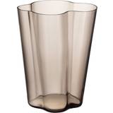 Glas - Kobber - Rund Brugskunst Iittala Alvar Aalto Vase 27cm