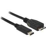 USB-kabel Kabler DeLock SuperSpeed USB C - USB Micro-B 3.1 0.5m