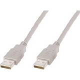 M-CAB Rund - USB-kabel Kabler M-CAB USB A-USB A 2.0 1.8m