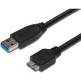 M-CAB Rund - USB-kabel Kabler M-CAB USB A-USB Micro-B 3.0 1.8m
