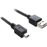 DeLock Lilla Kabler DeLock Easy-USB USB A - USB Mini-B 2.0 3m