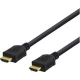 HDMI-kabler - Hvid Deltaco HDMI - HDMI M-M 3m